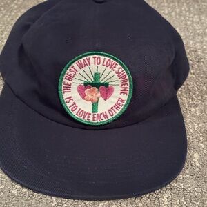 Supreme Love Each Other 6-Panel  (navy, S/M)